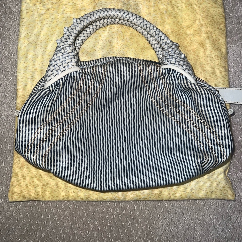 Fendi Baby Spy Bag Denim Striped